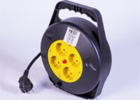 TOO CRB-4100Hosszabbító 4 aljzatos Kábeldob 10m - Fekete