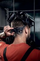 Uvex Pheos Munkavédelmi Sisak Arc és fülvédővel - Fekete