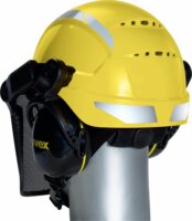 Uvex Munkavédelmi Sisak Arc és fülvédővel Erdőmunkás készlet - Sárga