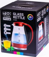TOO KE-820 1,7L Prémium üveg vízforraló - Piros