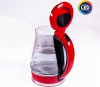 TOO KE-820 1,7L Prémium üveg vízforraló - Piros