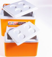 TOO CB-200 Hordozható hűtőláda 5L és 13L szett - Narancssárga