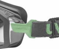 Uvex i-guard+ Planet Munkavédelmi Védőszemüveg UV szűrővel- Fekete/Zöld