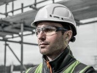 Uvex i-works Munkavédelmi Védőszemüveg UV szűrővel - Szürke/Kék
