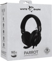White Shark Parrot-B Vezetékes Gaming Headset - Fekete