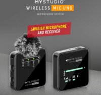 MyStudio Wireless 2,4GHz Mic Uno Csiptetős Mikrofon készlet 2db