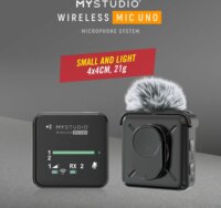 MyStudio Wireless 2,4GHz Mic Uno Csiptetős Mikrofon készlet 2db