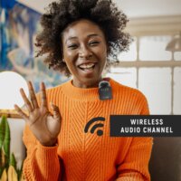 MyStudio Wireless 2,4GHz Mic Uno Csiptetős Mikrofon készlet 2db