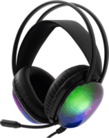 White Shark Peacock-B Vezetékes Gaming RGB Headset - Fekete