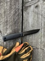 Morakniv Garberg Black Carbon Túrakés 248mm Bőrtokkal - Fekete