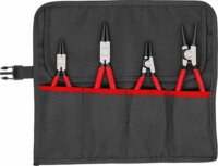 Knipex Rolltasche TwinGrip 4 darabos Seeger gyűrű fogó készlet - Fekete