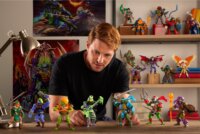 Mattel HTH17 Masters of the Universe Origins Turtles of Grayskull Stealth Ninja Leonardo játékfigura