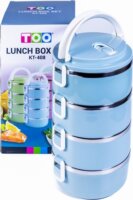 TOO KT-408 B Műanyag ételtároló készlet (4 db) - Kék