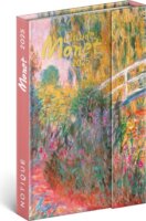 Realsystem B6 2025 Mágneses zsebnaptár - Claude Monet (Mintás)