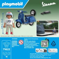 Playmobil 71622 Vespa - 1969 Vespa 150 Sprint Veloce kék Robogó