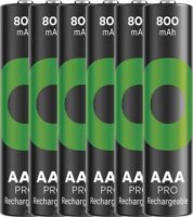 GP B2618V ReCyko Pro Professional 800mAh Újratölthető AAA Mikroceruzaelem (6db/csomag)