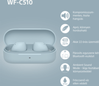 Sony WFC510L.CE7 True Wireless Bluetooth Fülhallgató - Kék