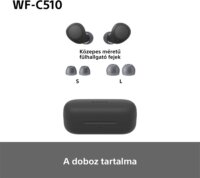 Sony WFC510B.CE7 True Wireless Bluetooth Fülhallgató - Fekete