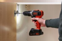 BLACK+DECKER BCKSB02 Akkus Ütvefúró-csavarozó + 62 darabos szerszám készlet