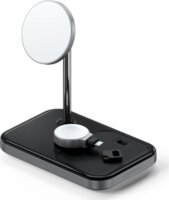 Satechi ST-WMCS3M 3in1 Wireless Mágneses Töltőállomás -Fekete