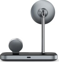 Satechi ST-WMCS3M 3in1 Wireless Mágneses Töltőállomás -Fekete