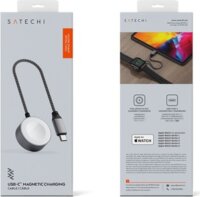 Satechi ST-TCAW7CM 20cm Type-C Mágneses Apple Watch Töltők - Fehér