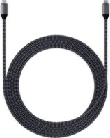 Satechi ST-TCC2MM Type-C Apa - Type-C Apa 3.1 Adat És Töltő Kábel - Szürke (2cm)