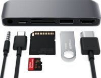 Satechi ST-MPHSDM Mobile Pro USB Type-C 3.0 Dokkoló - Szürke