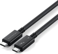 Satechi ST-YTB100K Thunderbolt 4 Apa - Thunderbolt 4 Apa Adat és Töltő Kábel - Fekete (1m)