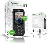 Evolveo STRONGPHONE H1 Dual SIM Mobiltelefon - Fekete/Ezüst