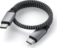 Satechi ST-TCC10M Type-C Apa - Type-C Apa Kábel - Szürke (25cm)