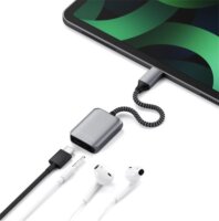Satechi ST-UCAPDAM Type-C Apa - Jack 3,5mm Anya Audio Adapter - Szürke