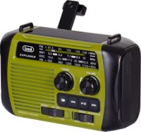 Trevi RA 7F30 BT Napelemes lámpás dinamós FM rádió - Zöld