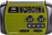 Trevi RA 7F30 BT Napelemes lámpás dinamós FM rádió - Zöld