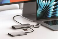 Satechi ST-P8KEM Type-C Dokkoló - Szürke