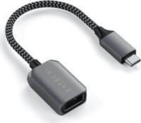 Satechi ST-UCATCM USB Type-C Apa - USB Type-A Anya Adapter Kábel - Szürke (20cm)