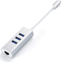 Satechi ST-TC2N1USB31AS Aluminium Type-C Dokkoló - Ezüst