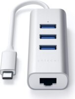 Satechi ST-TC2N1USB31AS Aluminium Type-C Dokkoló - Ezüst