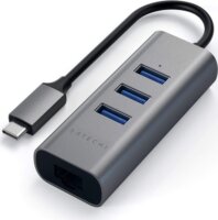 Satechi ST-TC2N1USB31AM Aluminium Type-C Dokkoló - Szürke