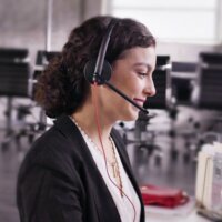 HP Poly Blackwire C3220 USB-C Call Center vezetékes Headset - Fekete
