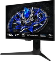 Tcl 27" 27R83U 16:9 4K LCD LED Monitor - Fekete