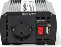 Nedis PIM30012FGY Módosított Szinuszhullámos Autós inverter (12V / 300W)