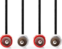 Nedis CAGL24200BK30 2x RCA apa - 2x RCA apa kábel (3m)