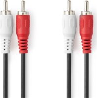Nedis CAGL24200BK30 2x RCA apa - 2x RCA apa kábel (3m)