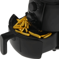Adler AD 6312 Air Fryer Forrólevegős sütő 2.5L 1600 Watt - Fekete