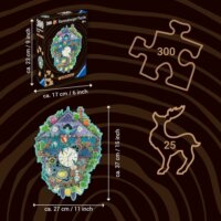 Ravensburger Wooden Színes Antik óra Fa puzzle 300 darabos