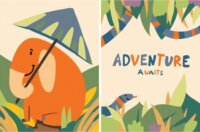 Ravensburger CreArt ART Collection - Hello Baby Safari festmény 2 darabos készlet 18x24cm