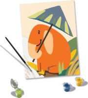 Ravensburger CreArt ART Collection - Hello Elephant festmény készlet 18x24cm