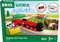 BRIO World Rote Lola Fa Elektromos Vonatpálya készlet