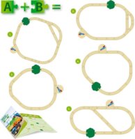 BRIO World "A" Vonatpálya Tehervonattal és daruval kezdőkészlet